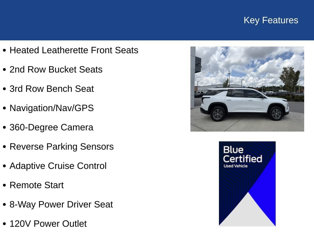 Used 2025 Chevrolet Traverse LT w/ Driver Confidence Package FWD image 35