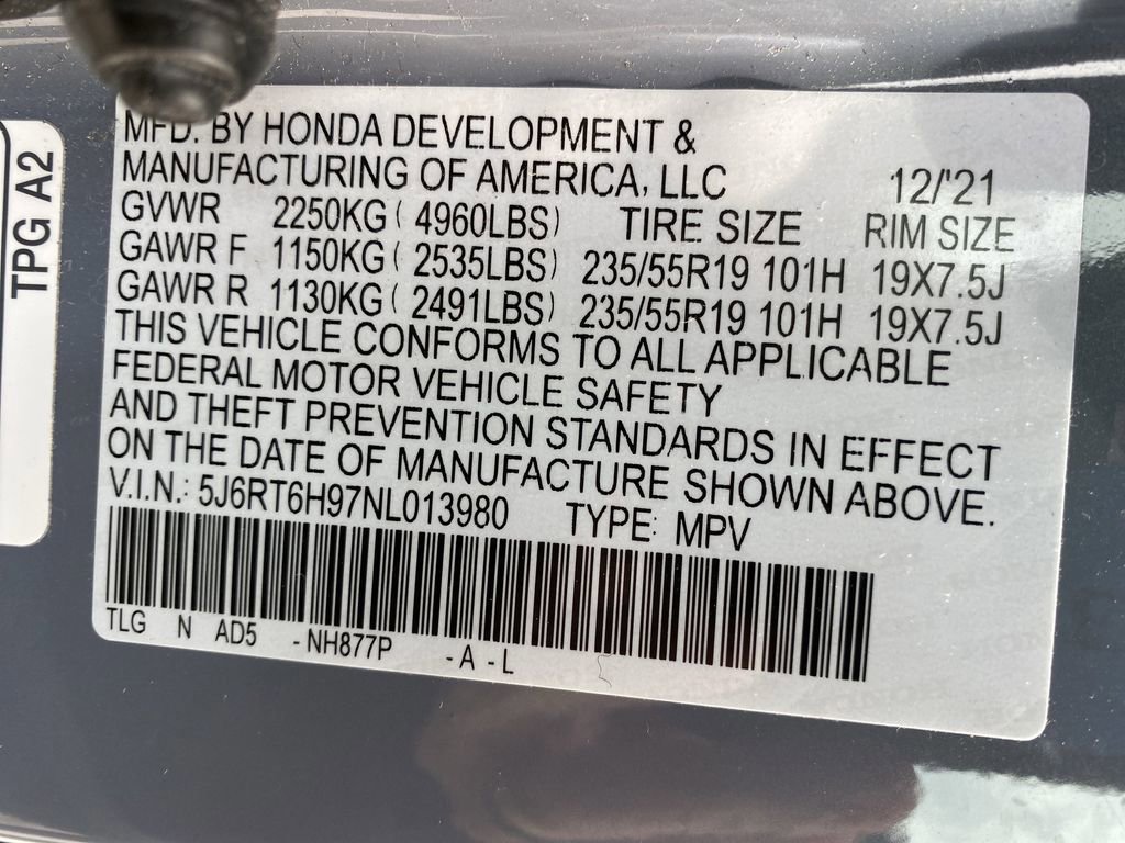 Used 2022 Honda CR-V Touring image 54