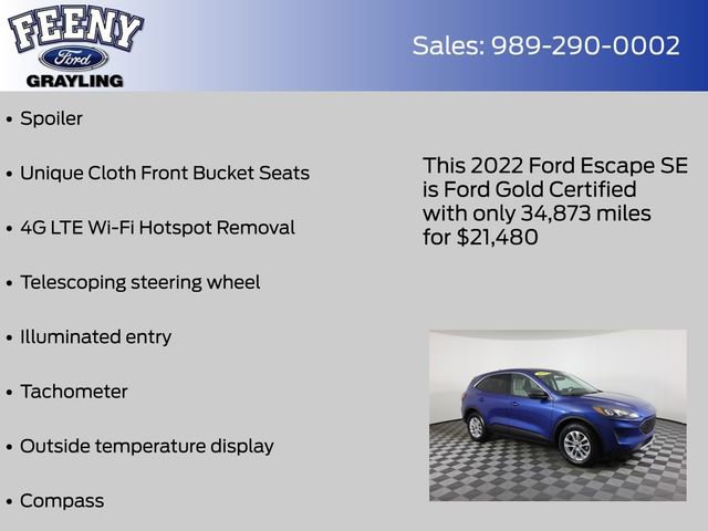 Certified 2022 Ford Escape SE image 26