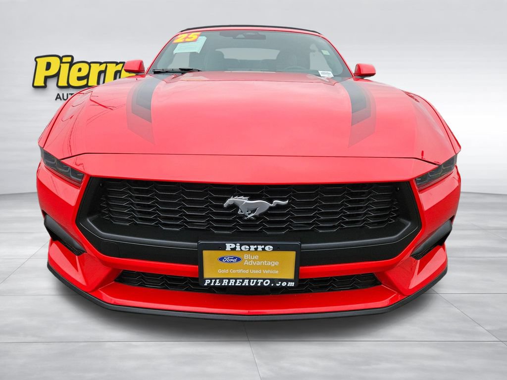 Certified 2025 Ford Mustang Convertible w/ Wheel & Stripe Package RWD image 8
