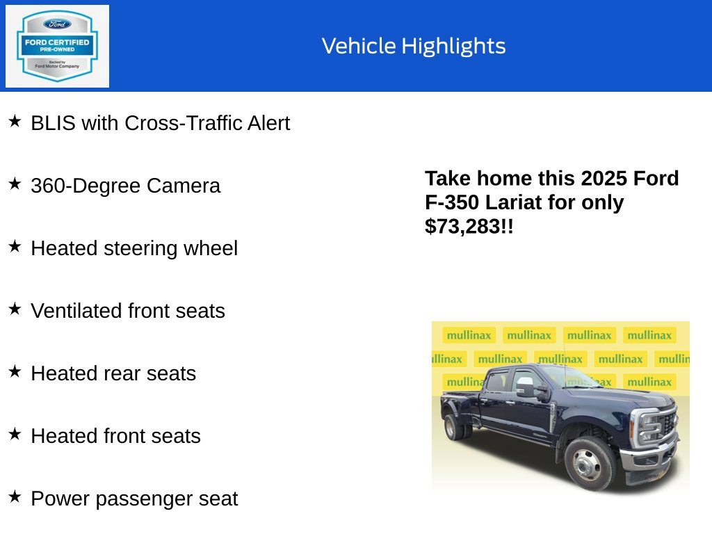 Certified 2025 Ford F350 Lariat w/ Lariat Ultimate Package AWD/4WD image 20