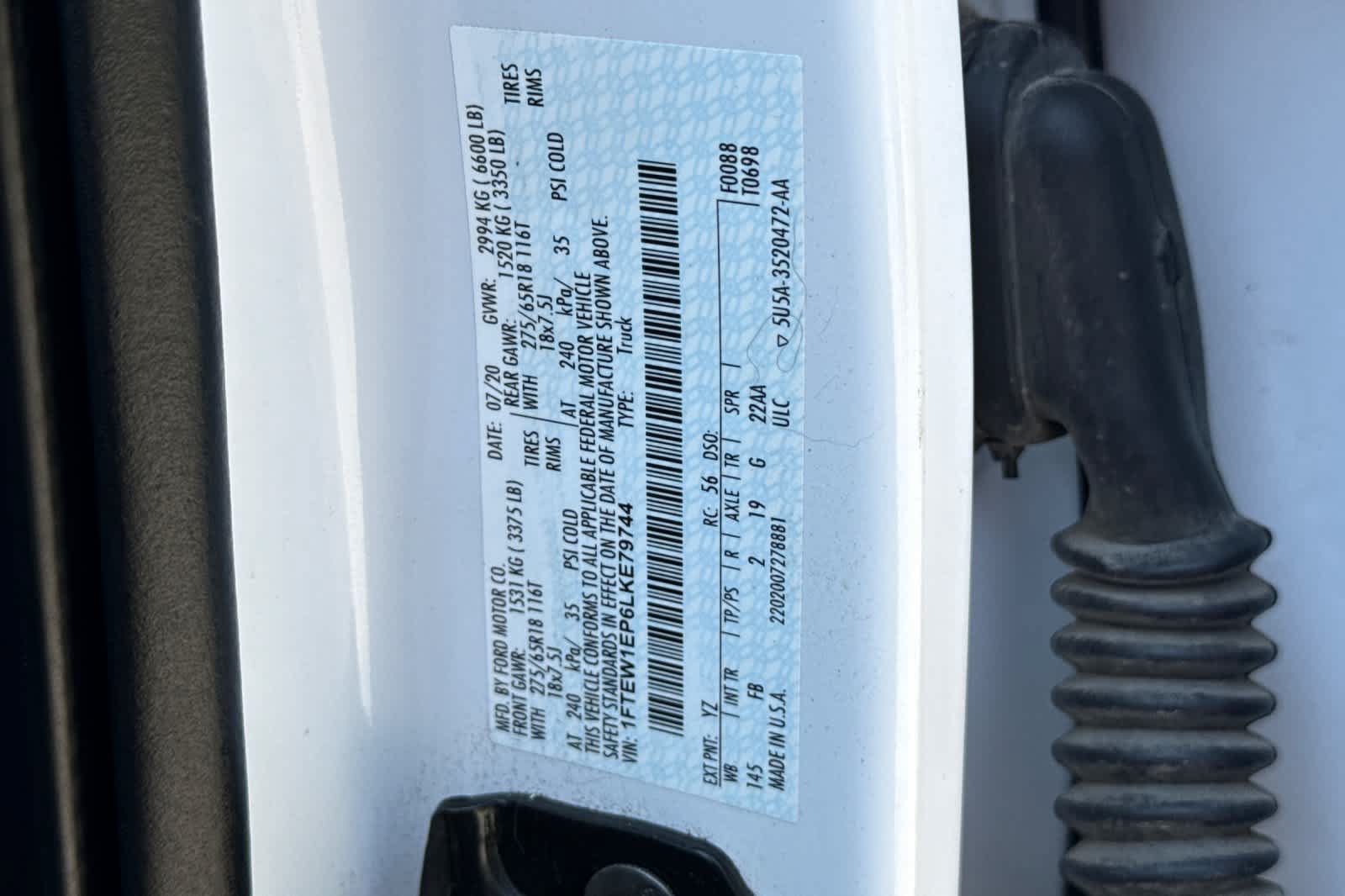 Certified 2020 Ford F150 XLT w/ Equipment Group 302A Luxury AWD/4WD image 27