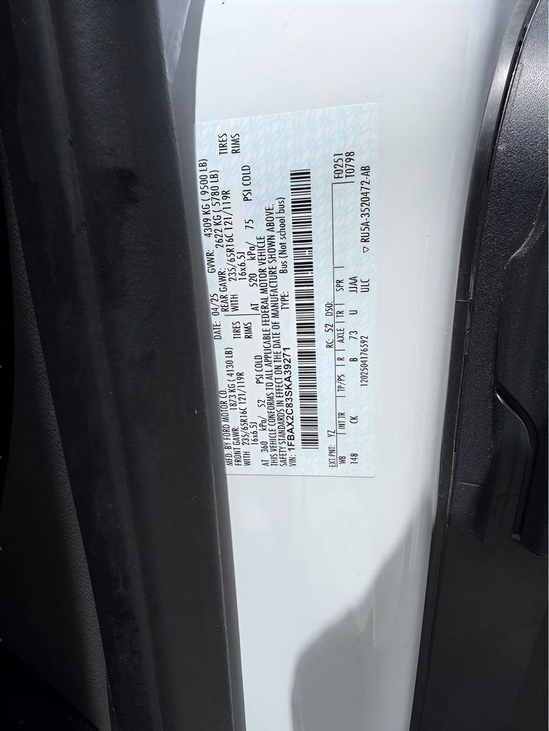 Certified 2025 Ford Transit 350 XLT RWD image 9