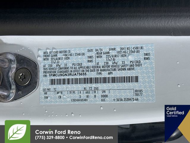 Certified 2024 Ford Escape Active image 33