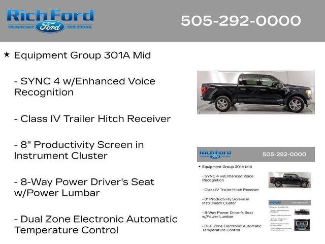 Certified 2023 Ford F150 XLT w/ Equipment Group 301A Mid AWD/4WD image 34