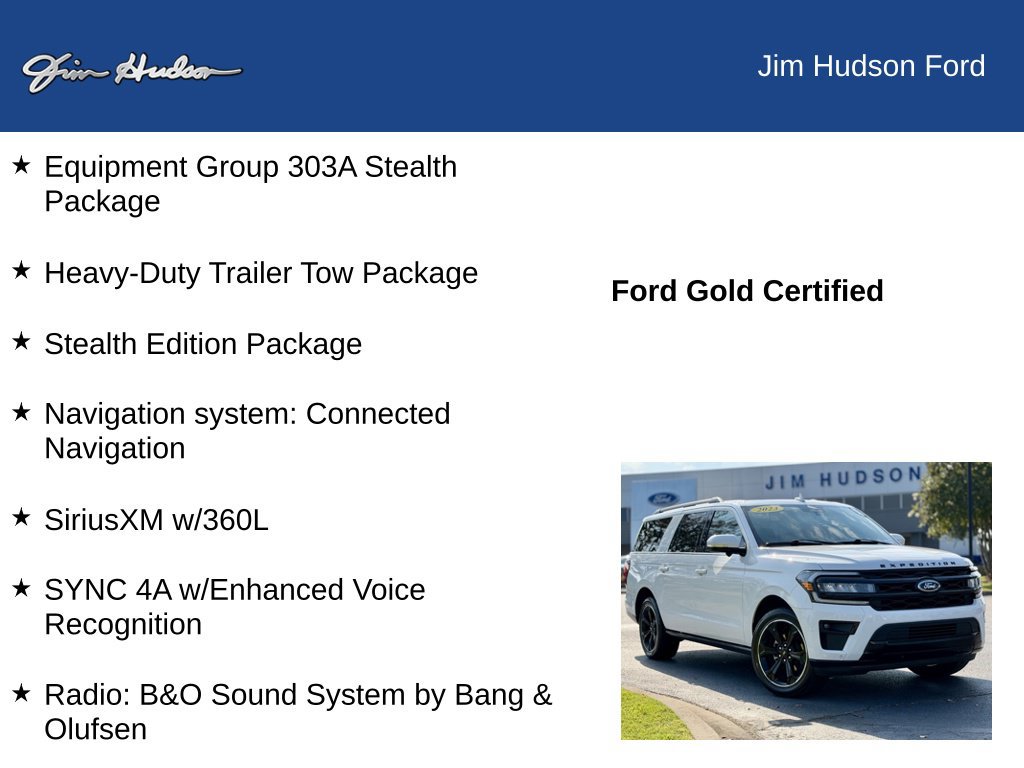 Certified 2023 Ford Expedition Max Limited RWD image 12