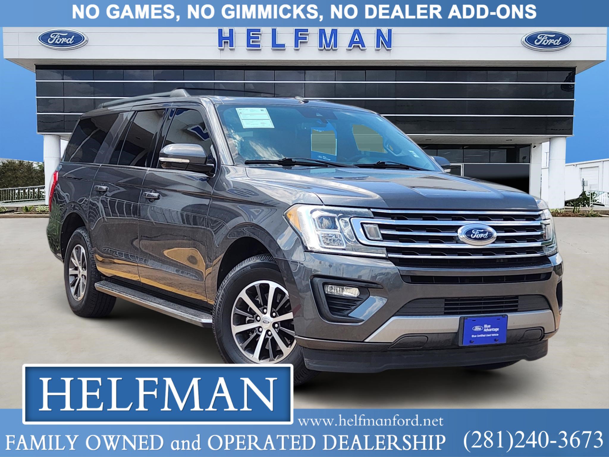 Certified 2020 Ford Expedition Max XLT w/ Equipment Group 202A