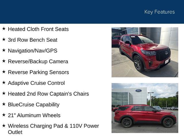 Certified 2025 Ford Explorer ST-Line w/ Premium Package RWD image 33