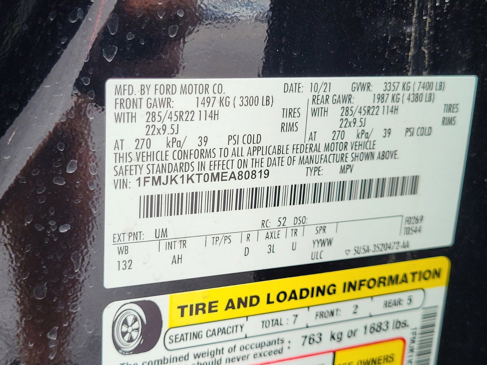 Certified 2021 Ford Expedition Max Limited RWD image 33