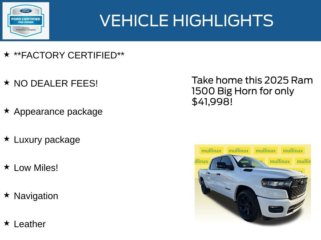 Used 2025 RAM 1500 Big Horn image 13