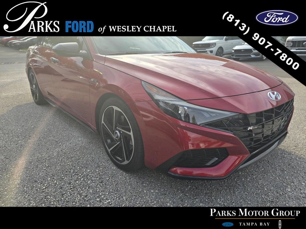 Used 2021 Hyundai Elantra N Line FWD image 3