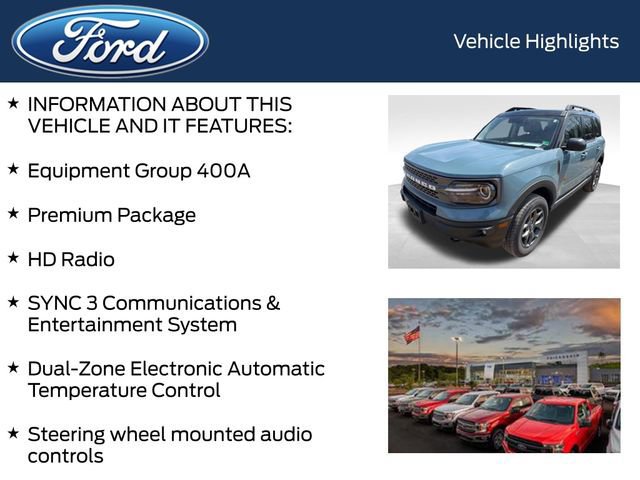 Certified 2022 Ford Bronco Sport Badlands w/ Premium Package image 6