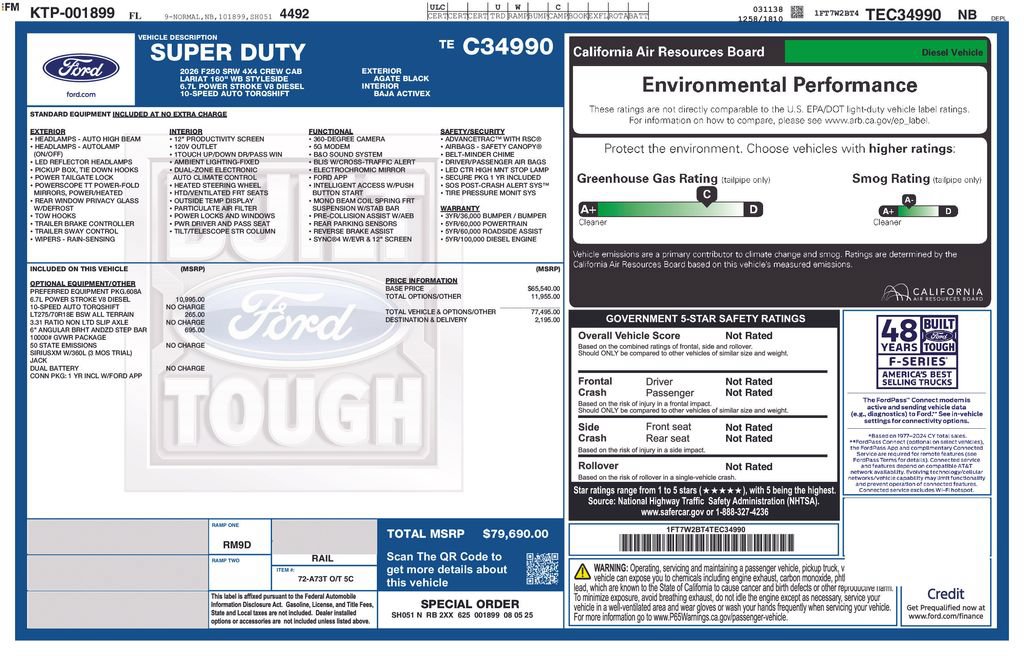 Certified 2026 Ford F250 Lariat AWD/4WD image 9