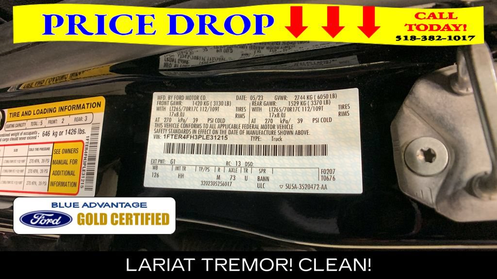 Certified 2023 Ford Ranger Lariat w/ Tremor Off-Road Package AWD/4WD image 48