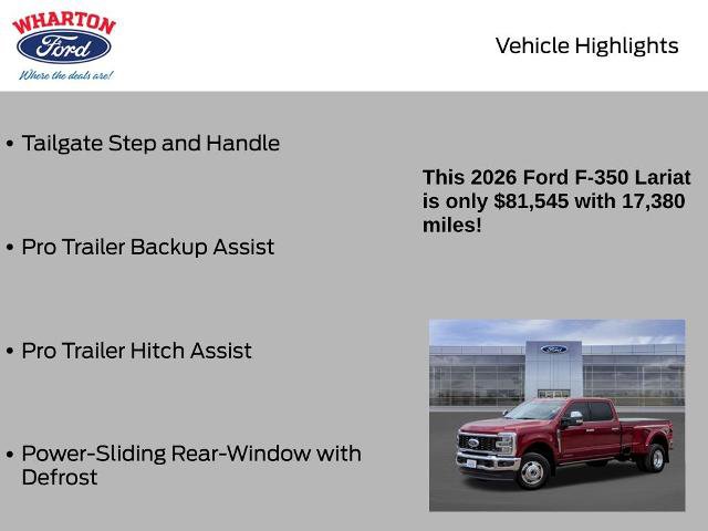 Certified 2026 Ford F350 Lariat w/ Lariat Ultimate Package AWD/4WD image 21