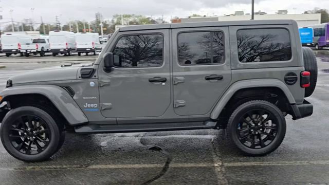 Used 2022 Jeep Wrangler Unlimited Sahara 4xe w/ Cold Weather Group image 3