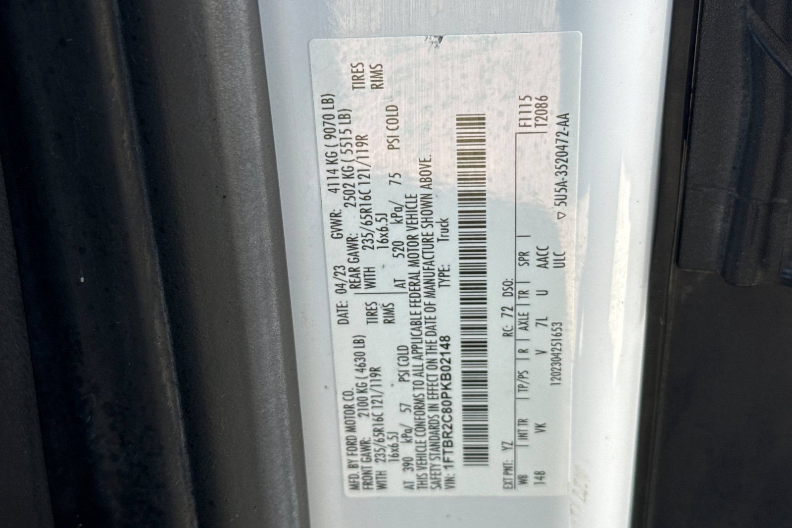 Certified 2023 Ford Transit 250 Medium Roof AWD image 27