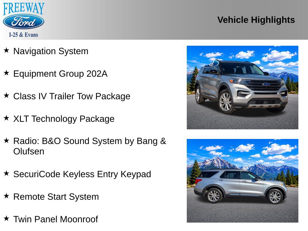 Certified 2023 Ford Explorer XLT w/ Equipment Group 202A AWD/4WD image 4