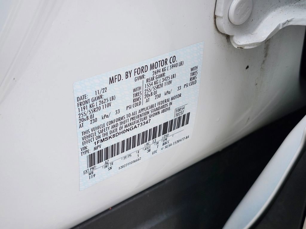 Certified 2022 Ford Explorer XLT w/ Equipment Group 202A image 36