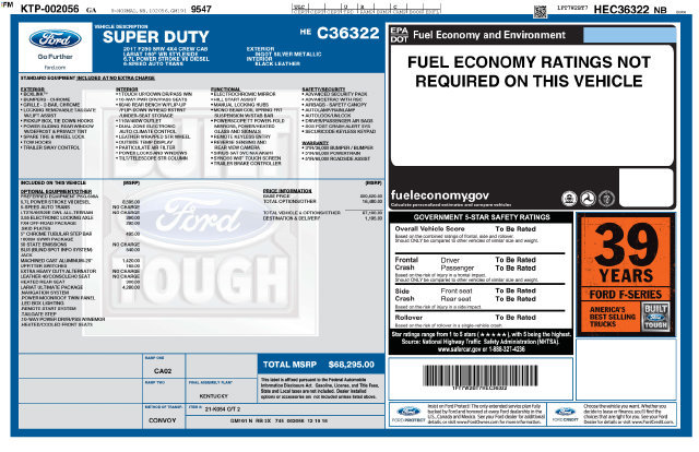 Certified 2017 Ford F250 Lariat w/ Lariat Ultimate Package AWD/4WD image 19