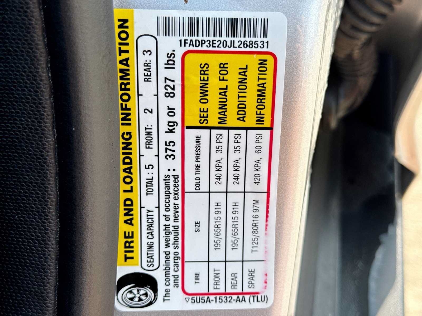 Certified 2018 Ford Focus S FWD image 34