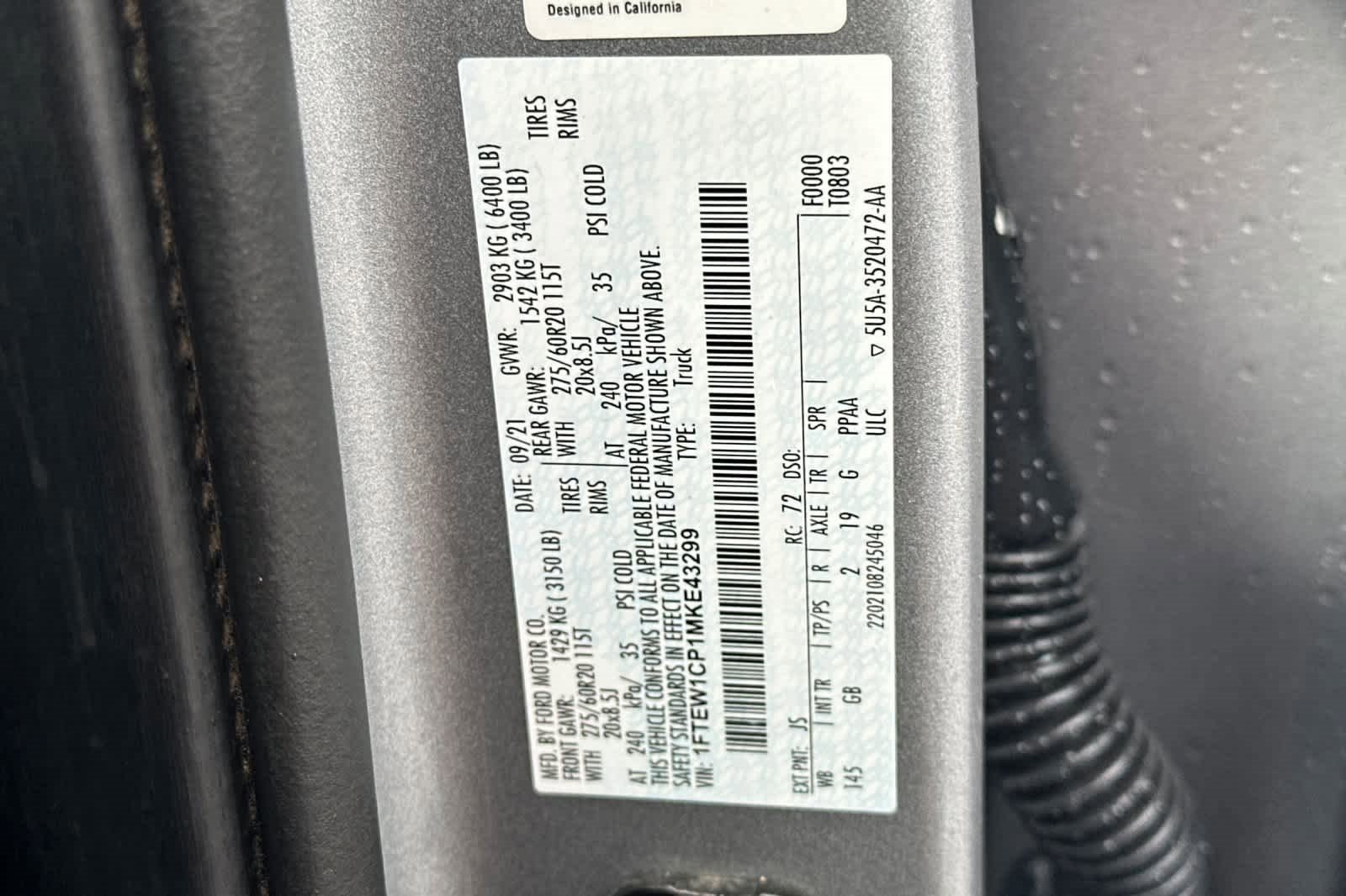 Certified 2021 Ford F150 XL w/ STX Appearance Package image 28