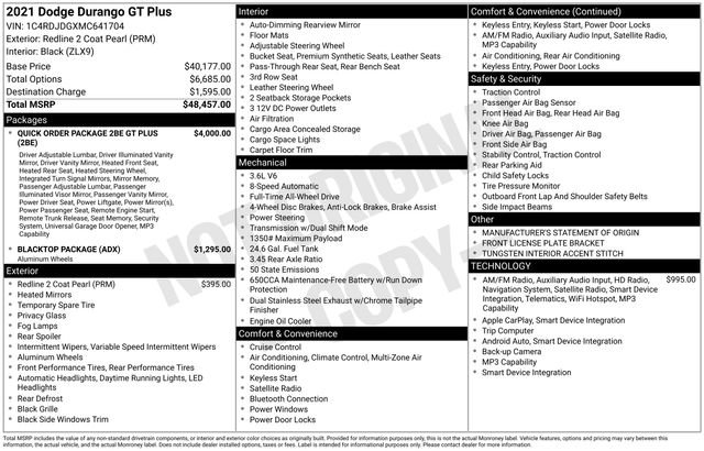 Used 2021 Dodge Durango GT image 39