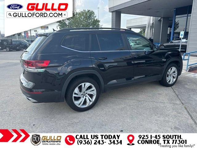 Used 2021 Volkswagen Atlas SE w/ Panoramic Sunroof Package AWD/4WD image 3