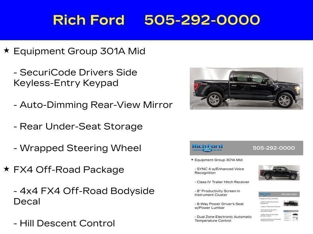 Certified 2023 Ford F150 XLT w/ Equipment Group 301A Mid AWD/4WD image 26