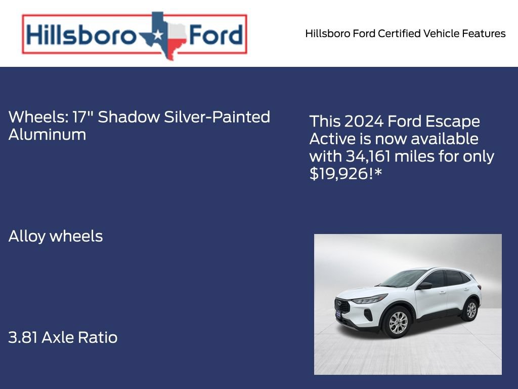 Certified 2024 Ford Escape Active w/ Tech Pack #1 FWD image 13
