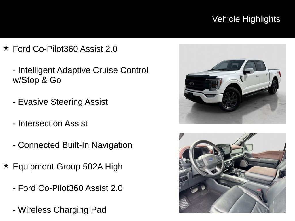 Certified 2023 Ford F150 Lariat w/ Equipment Group 502A High AWD/4WD image 6