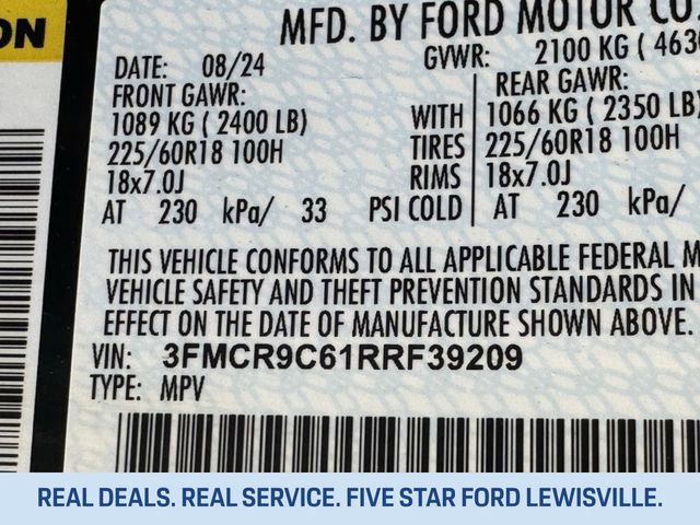 Certified 2024 Ford Bronco Sport Outer Banks AWD/4WD image 31
