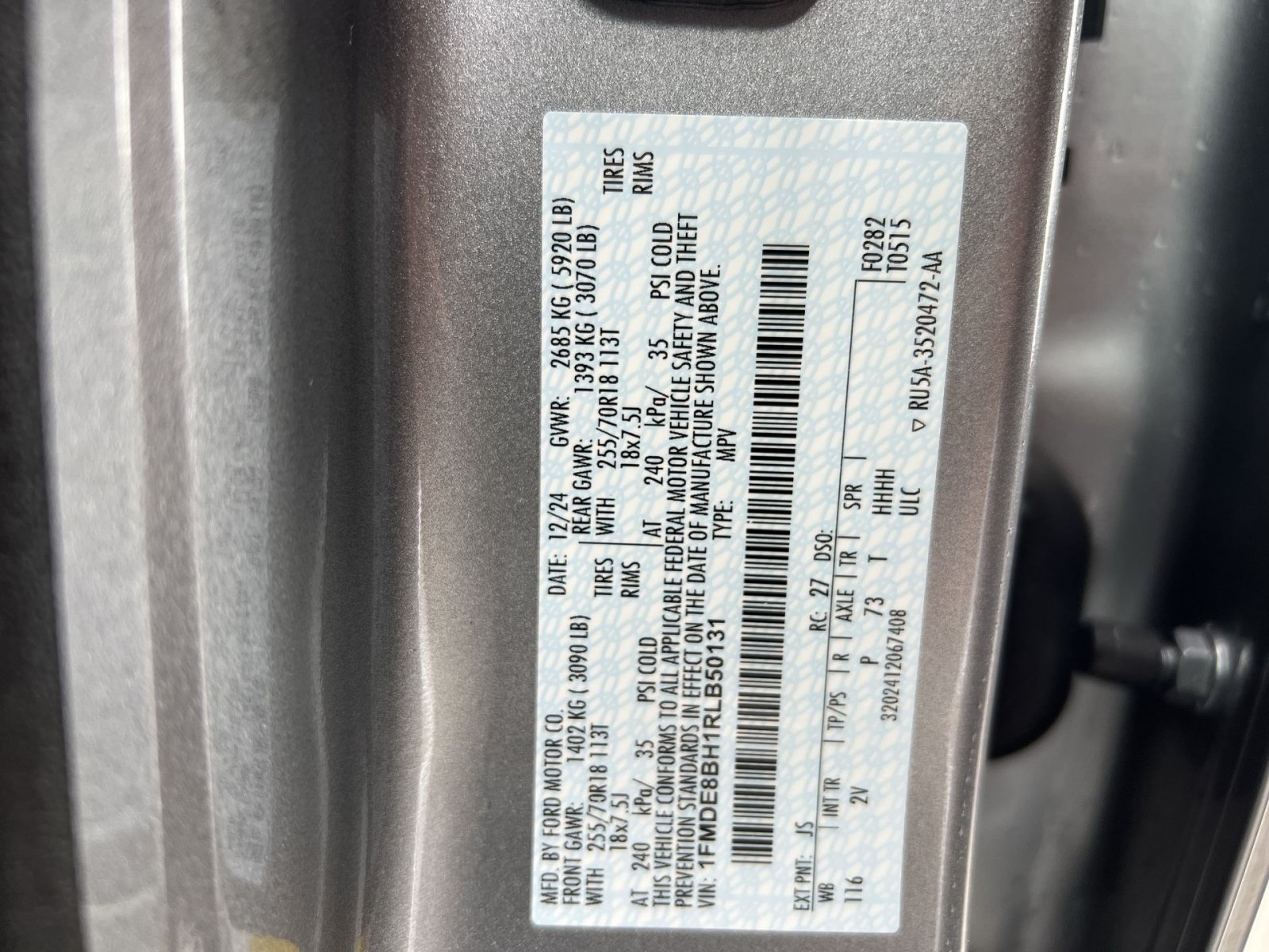 Certified 2024 Ford Bronco Outer Banks AWD/4WD image 36