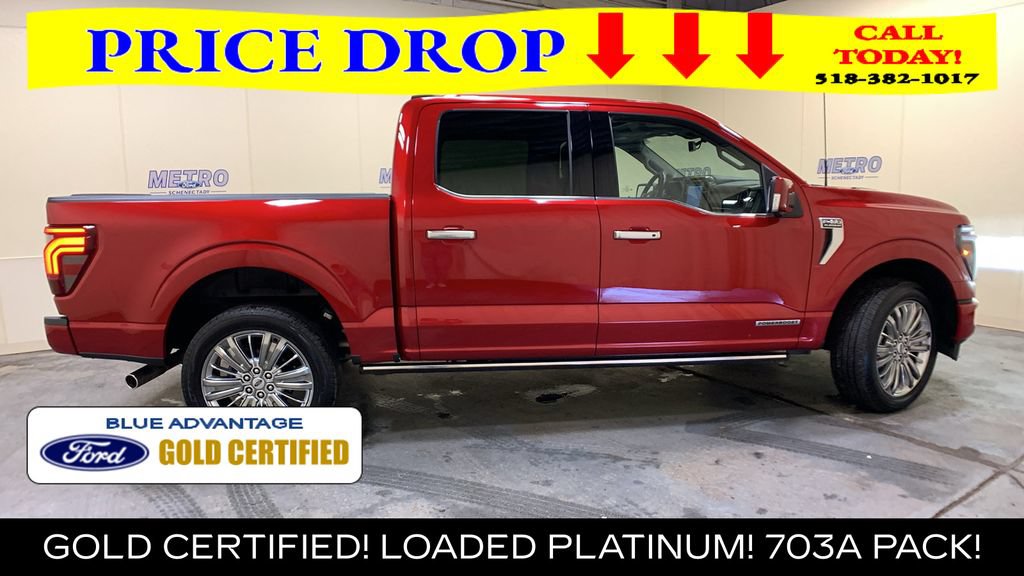 Certified 2024 Ford F150 Platinum w/ Equipment Group 703A Plus AWD/4WD image 2