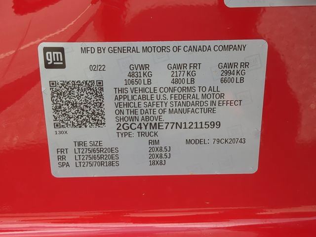 Used 2022 Chevrolet Silverado 2500 Custom w/ Custom Value Package AWD/4WD image 29