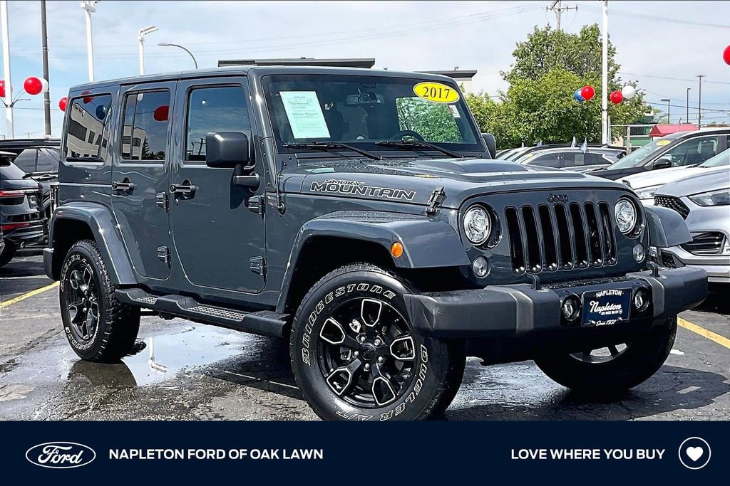 Used 2017 Jeep Wrangler Unlimited Sahara