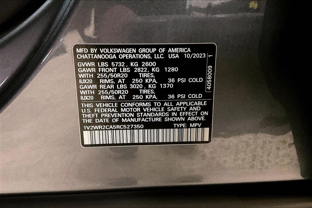 Used 2024 Volkswagen Atlas SE FWD image 30