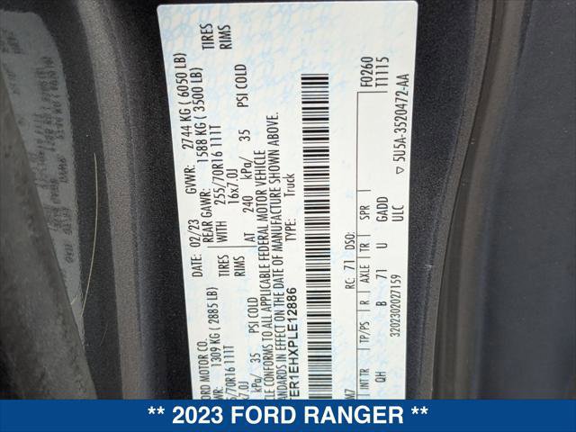 Certified 2023 Ford Ranger XL image 26