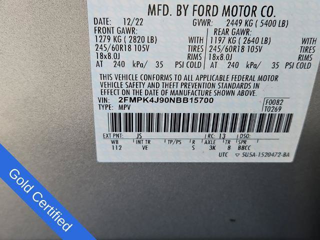 Certified 2022 Ford Edge SEL w/ Convenience Package AWD/4WD image 8