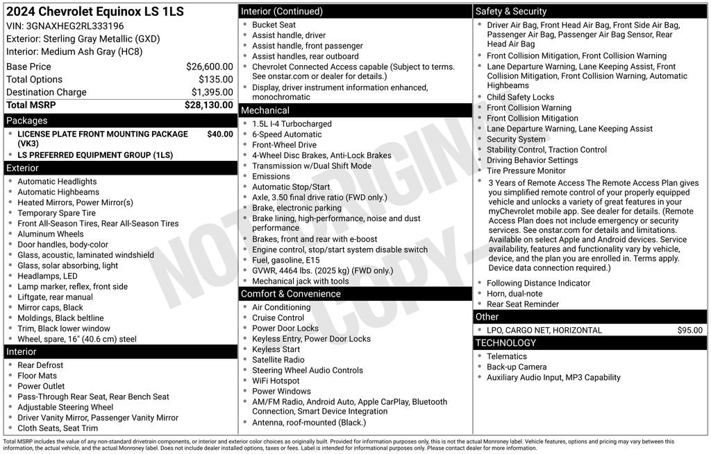 Used 2024 Chevrolet Equinox LS FWD image 6