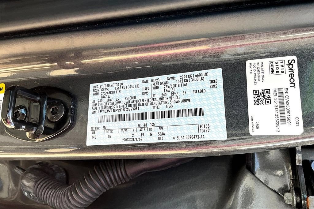 Certified 2023 Ford F150 XLT w/ Equipment Group 302A High AWD/4WD image 22