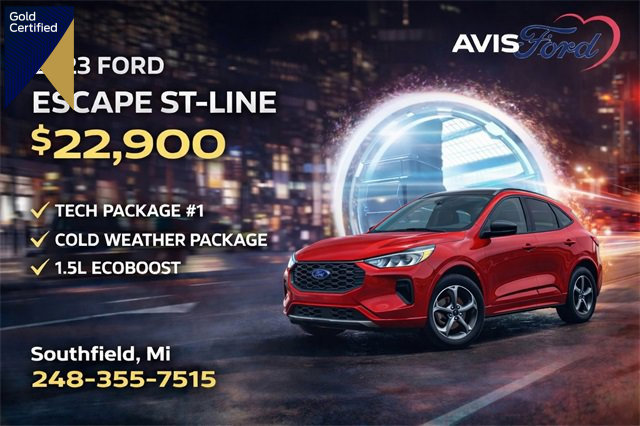 Certified 2023 Ford Escape ST-Line w/ Tech Pack #1