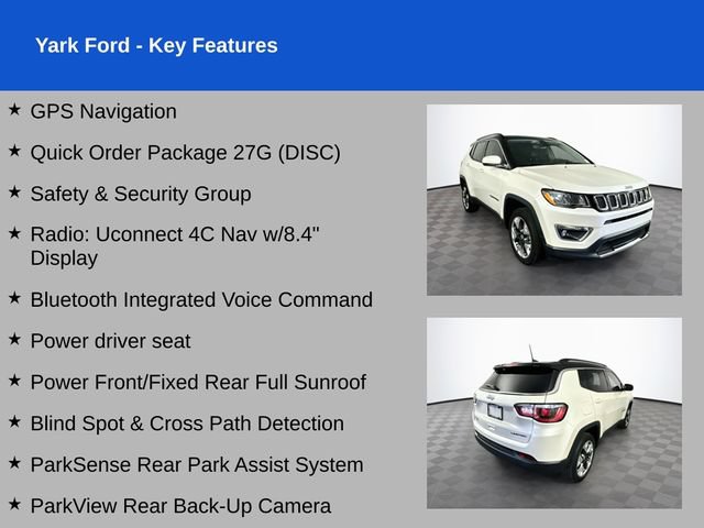 Used 2019 Jeep Compass Limited w/ Safety & Security Group AWD/4WD video 2