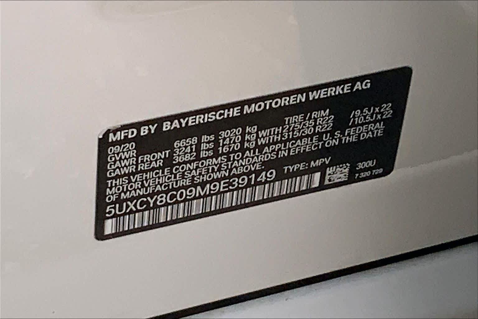 Used 2021 BMW X6 M50i w/ Premium Package AWD/4WD image 37