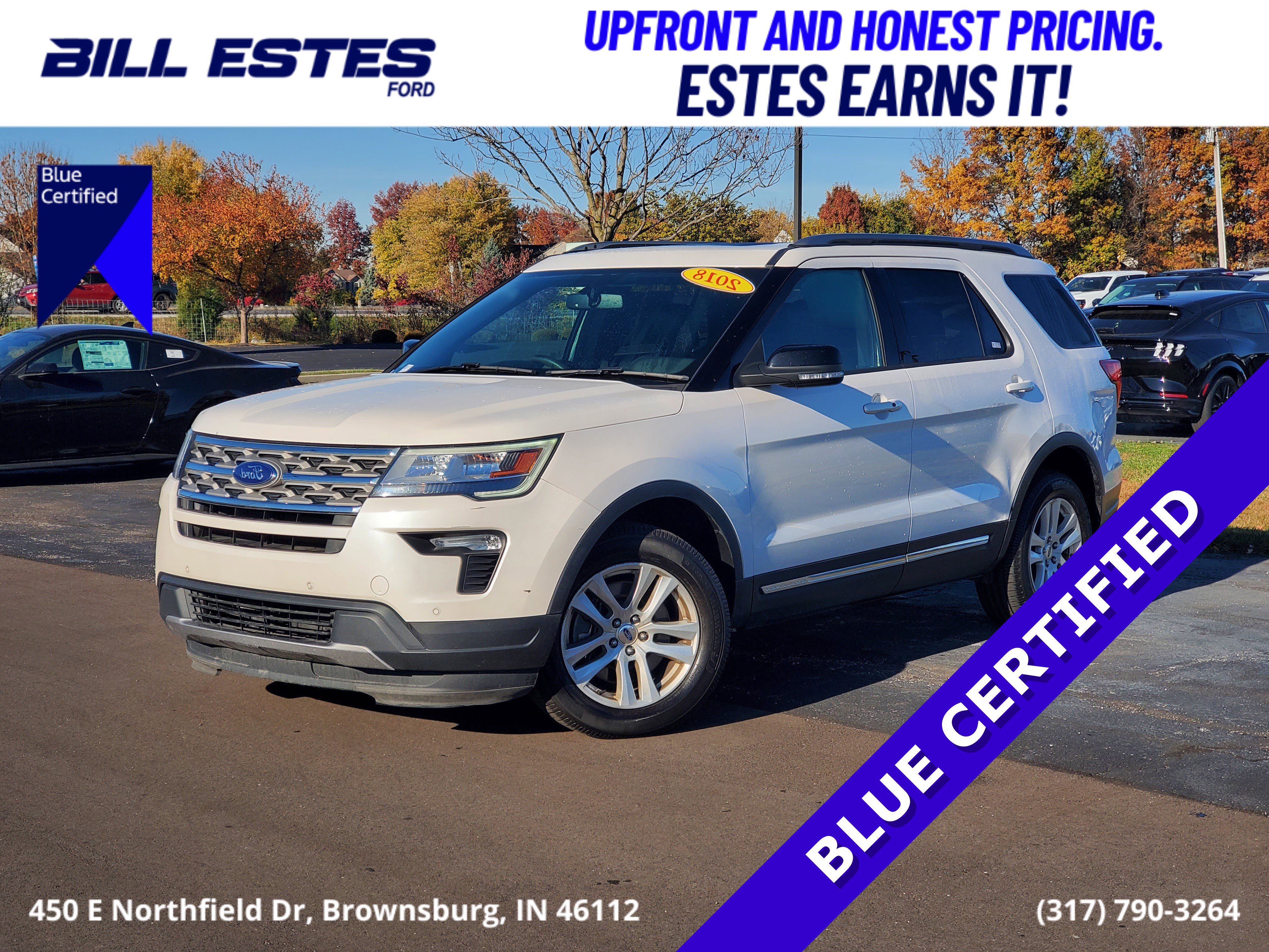 Certified 2018 Ford Explorer XLT w/ Equipment Group 202A