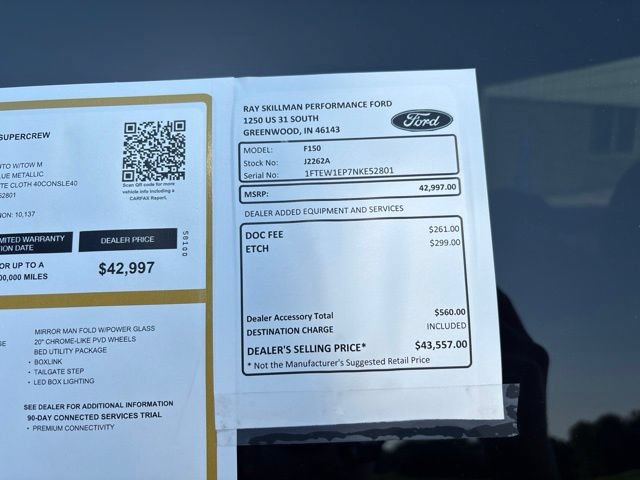 Certified 2022 Ford F150 XLT w/ Equipment Group 302A High AWD/4WD image 3