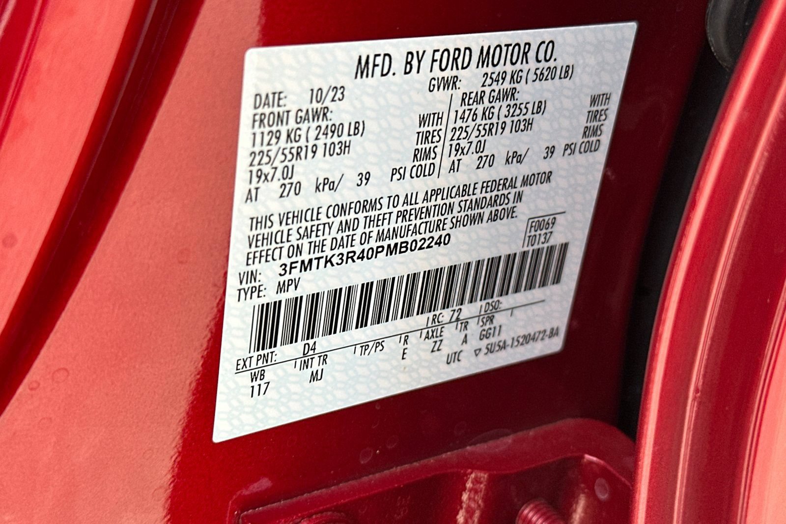 Certified 2023 Ford Mustang Mach-E Premium RWD image 57