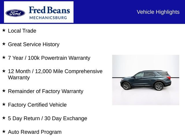 Certified 2022 Ford Explorer XLT w/ Equipment Group 202A AWD/4WD image 7