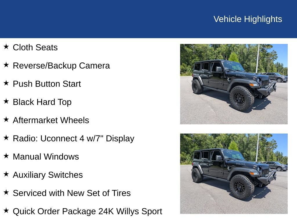 Used 2022 Jeep Wrangler Unlimited Sport AWD/4WD image 30