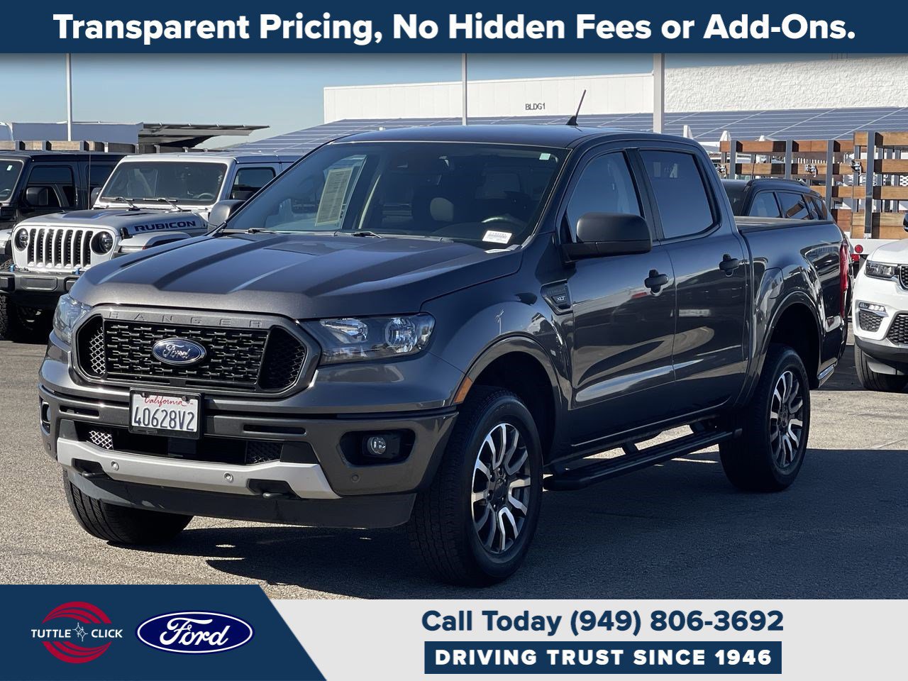 Certified 2019 Ford Ranger XLT w/ Equipment Group 302A Luxury
